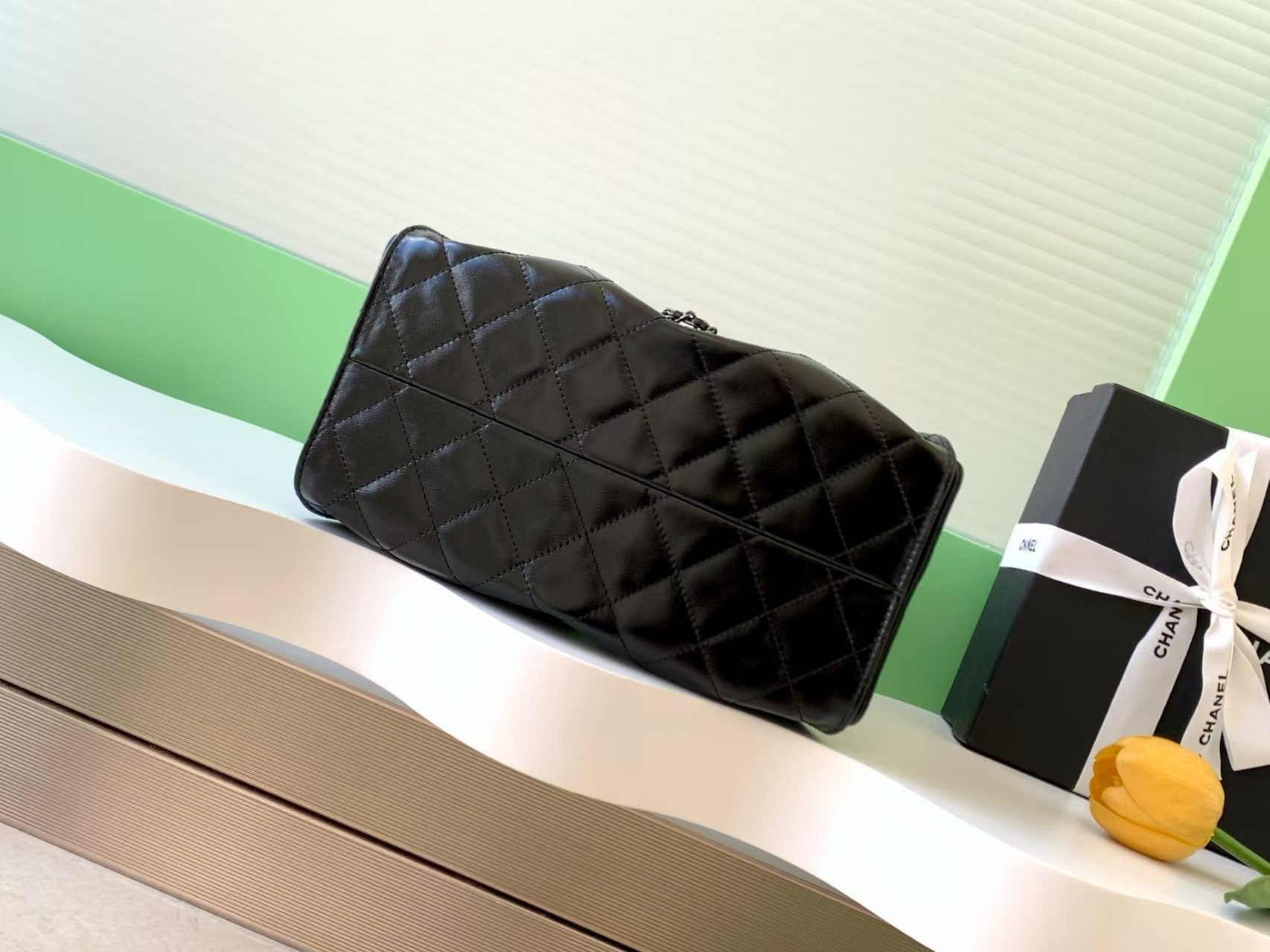 Ch*el 25c bucket bag 30x26x14cm