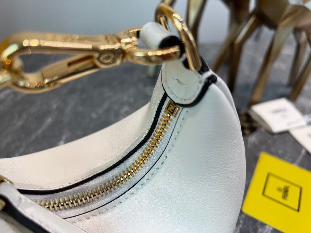 F**di nano F**digraphy hobo bag 14x5x16.5cm