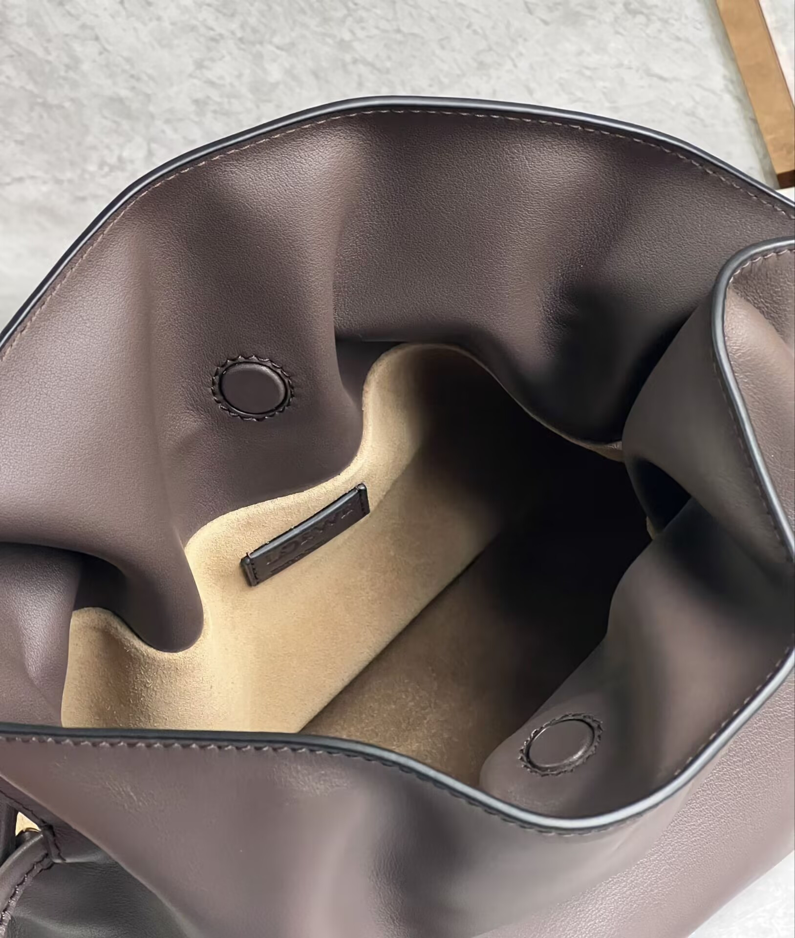 L0ew* flamenco purse 30x24.5x10.5cm