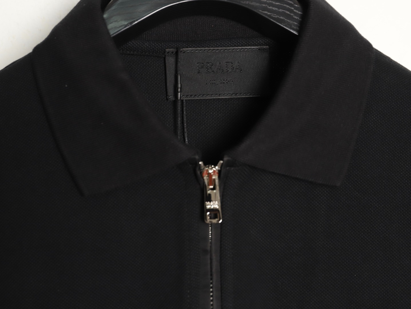 Pra*a long-sleeved polo shirt