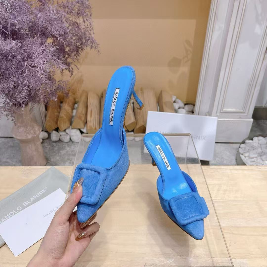 UA Manolo Blahnik Mules 7.5cm