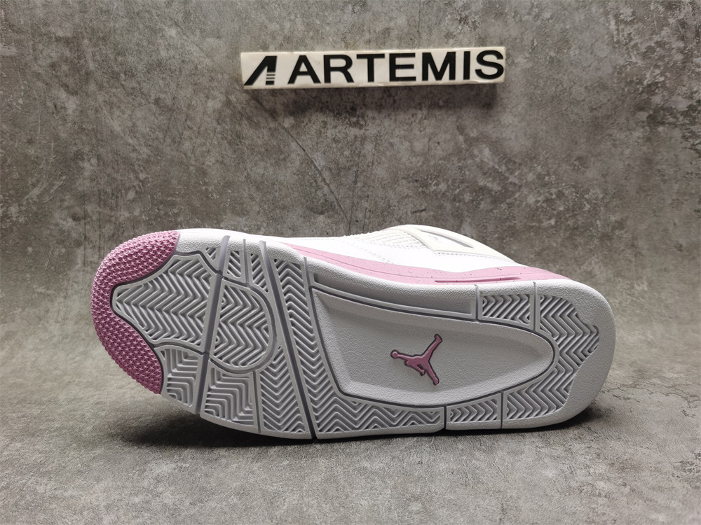 UA Air Jordan 4 Retro White Pink