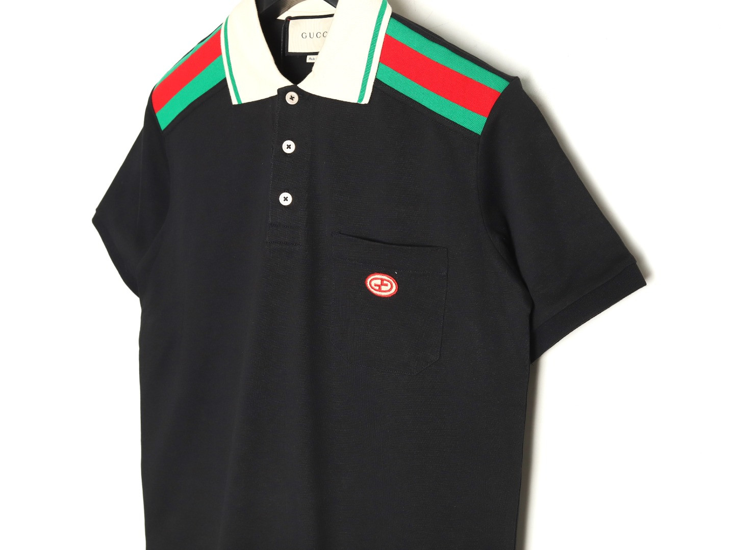 G*u*i 24ss short-sleeved polo shirt