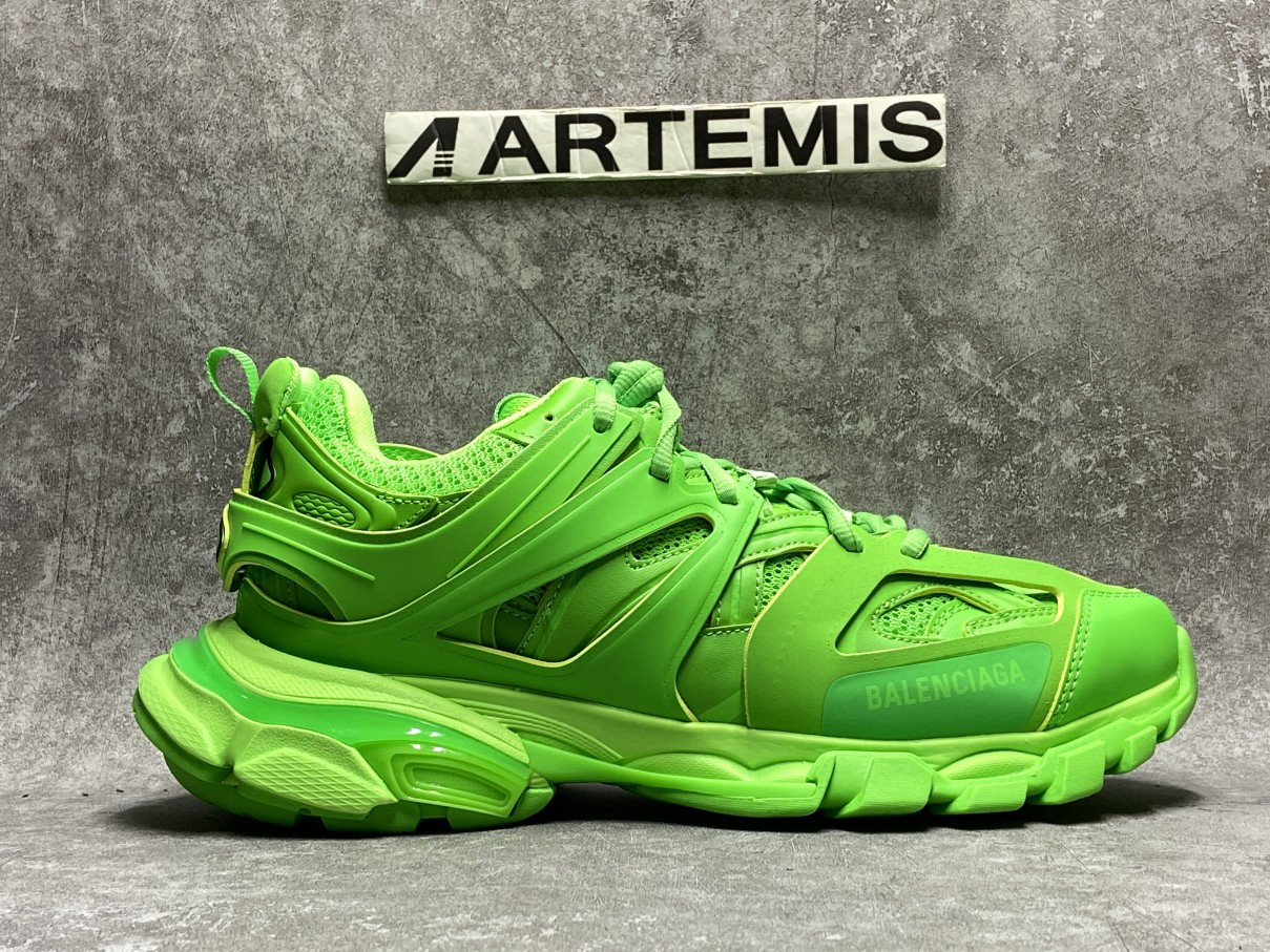 Balenciga Track Fluo Green