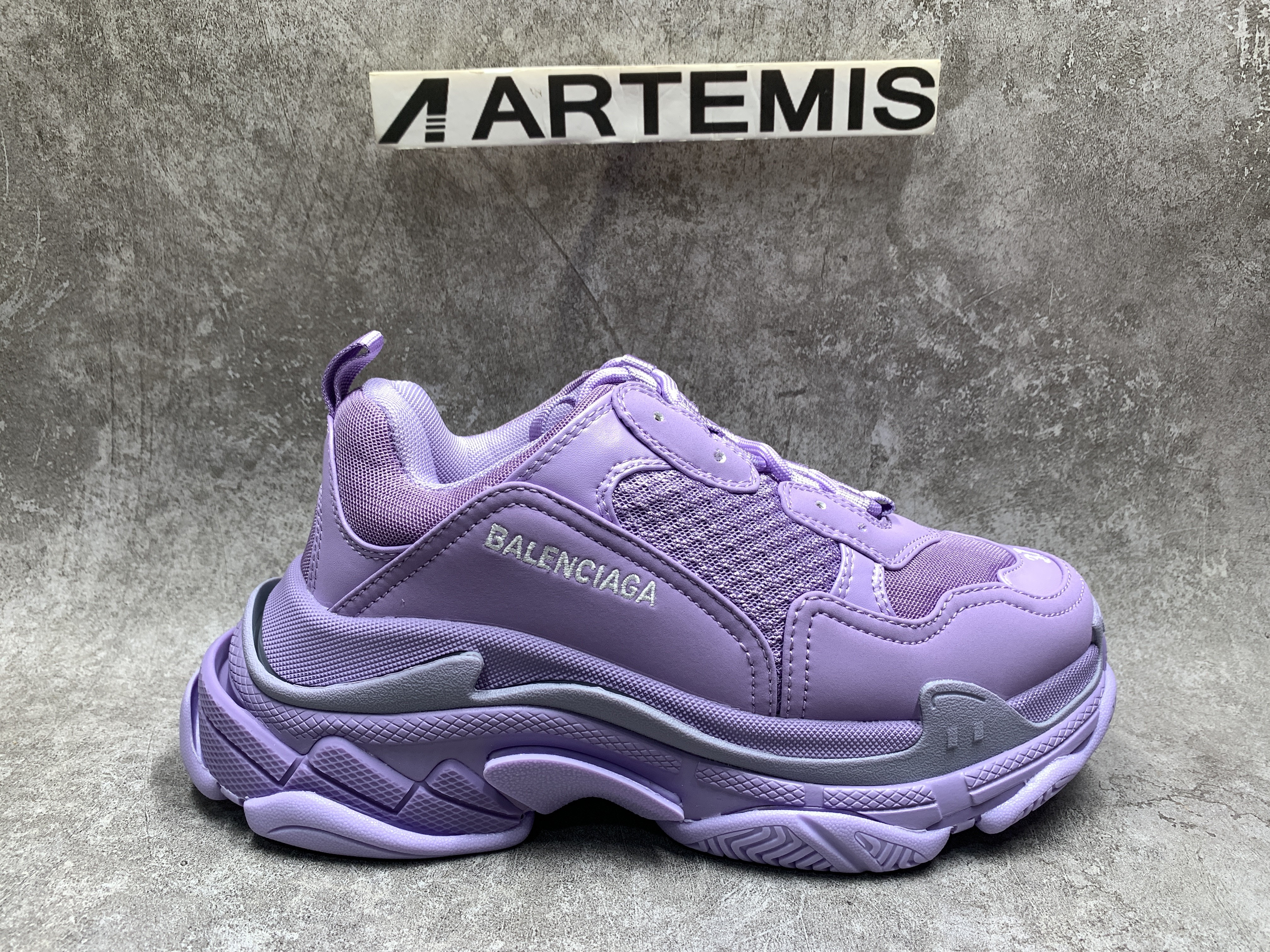 Balenciga Triple S Sneaker Purple