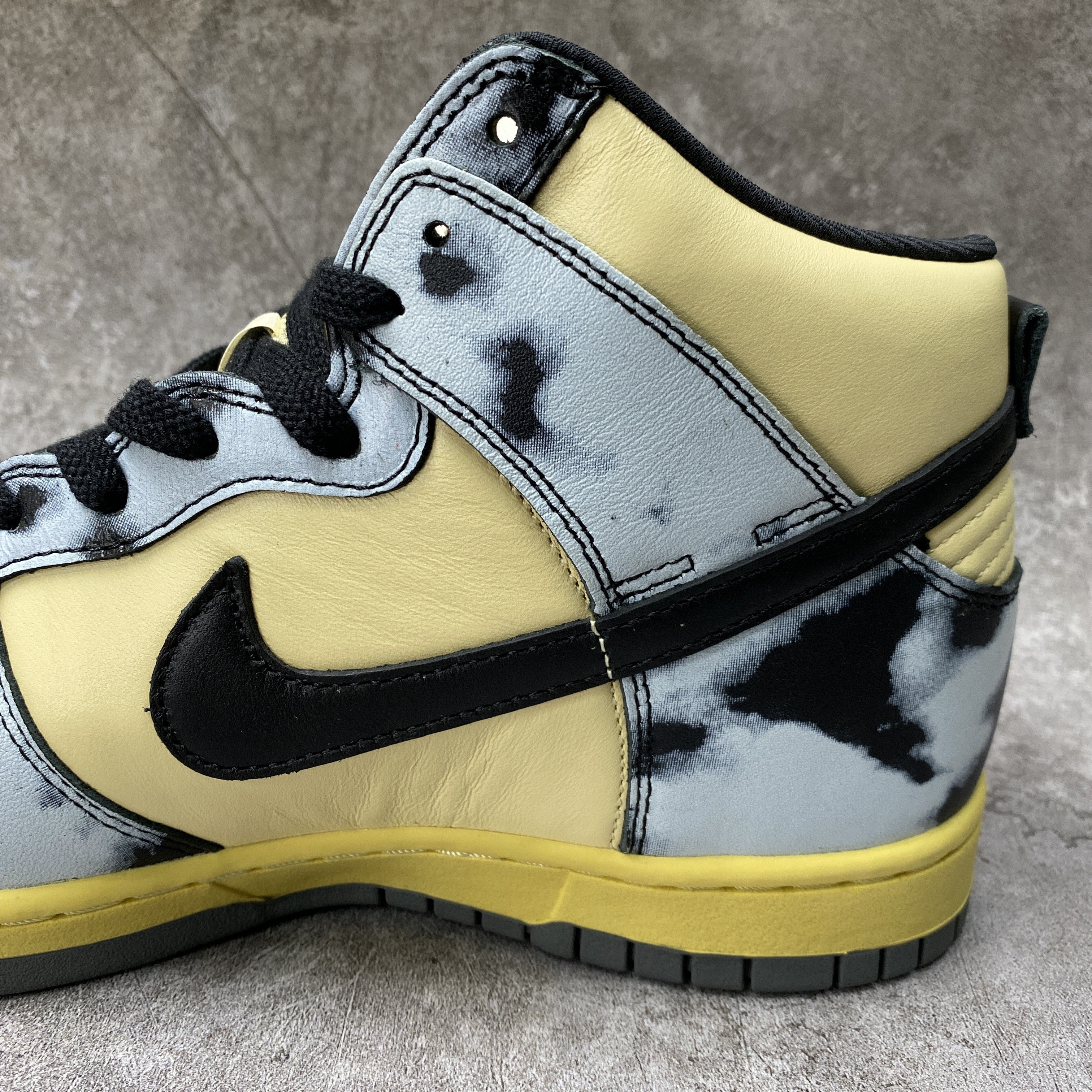 Nike Dunk High 1985 Black Acid Wash