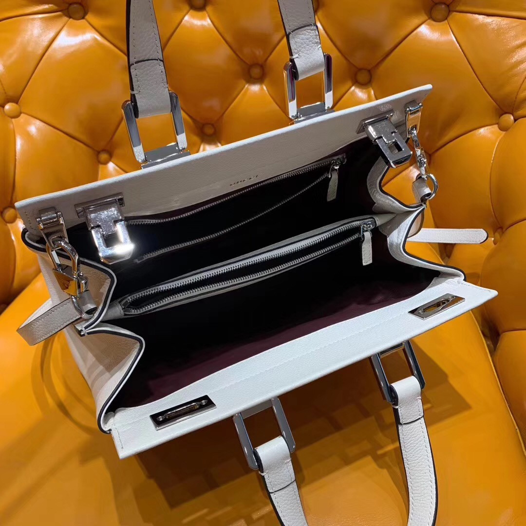 Zumi grainy leather small top handle bag