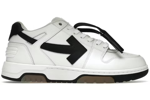 OFF-WHITE Out Of Office OOO 30 MM Low Tops Black White Blue