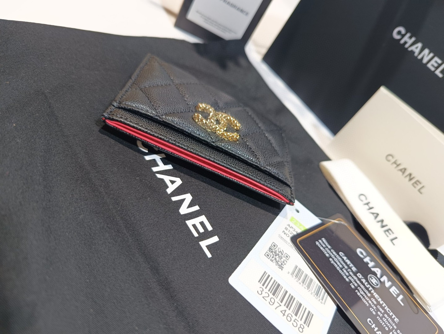 Ch*el card holder 10cm