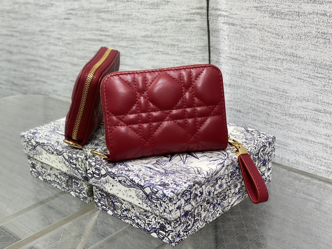 lady D*or voyageur small coin purse card holder