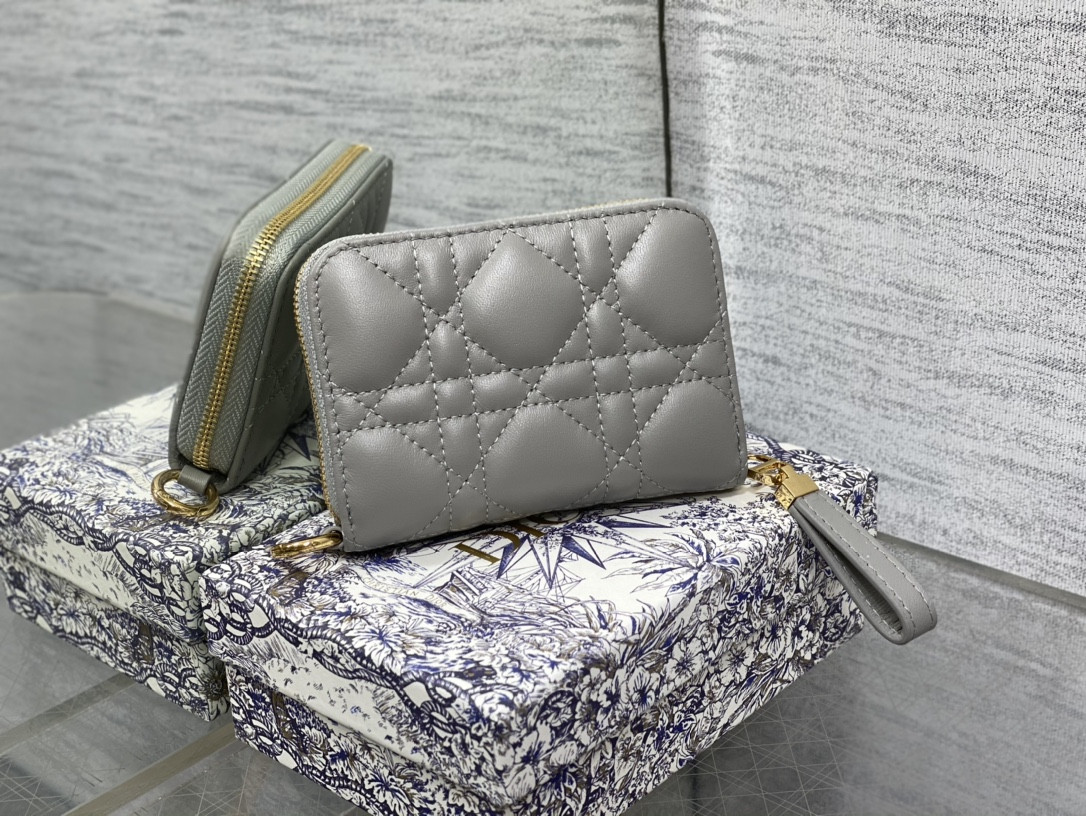 lady D*or voyageur small coin purse card holder