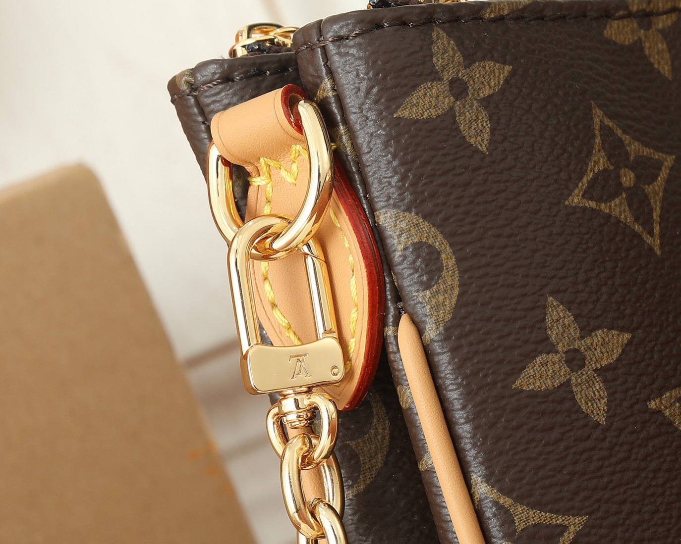LV  Liv Pochette  M83008 9.6 x 5.3 x 2.6 inches