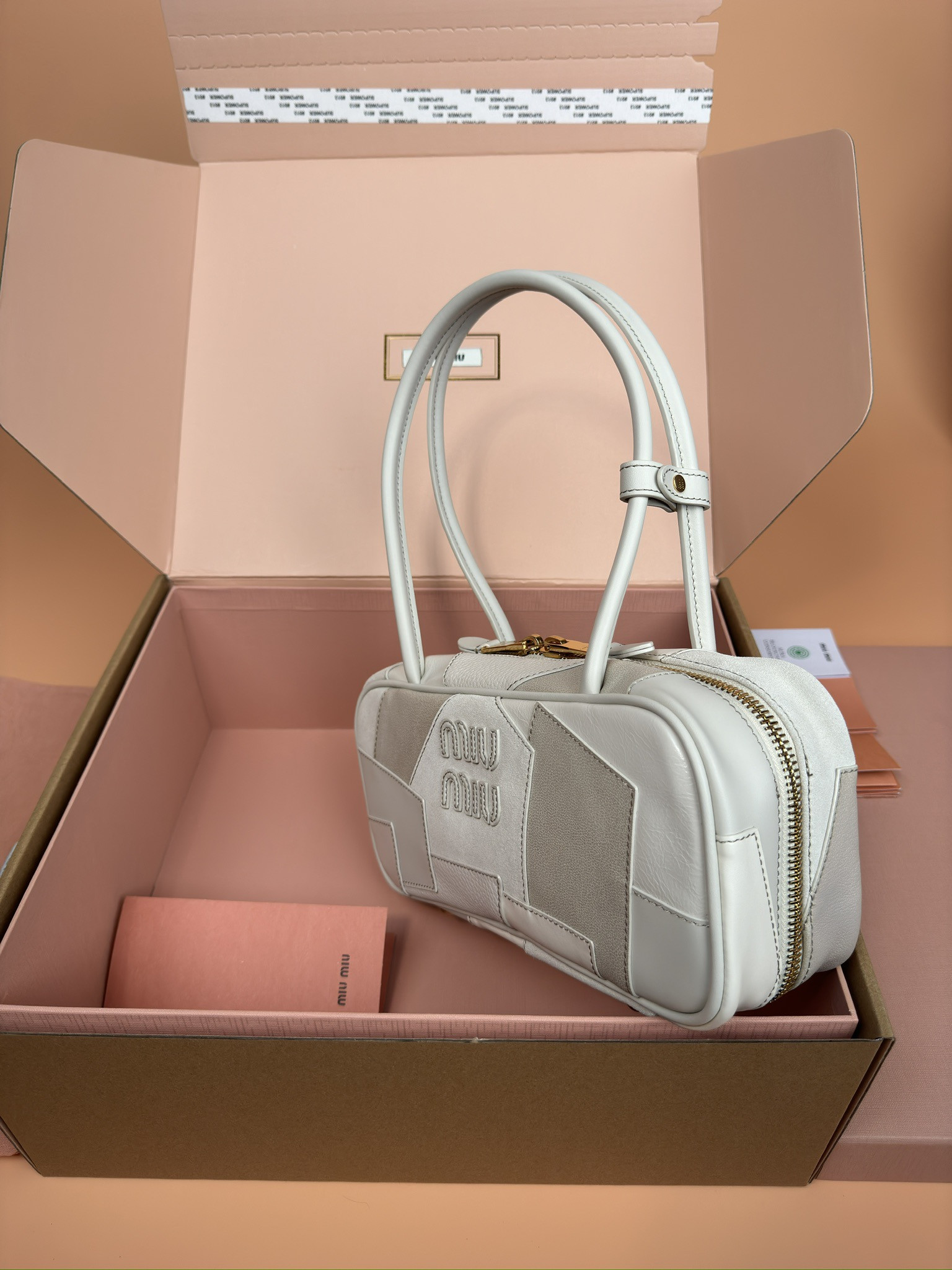 Miu Miu Leather Beau Bag 28×15×9cm