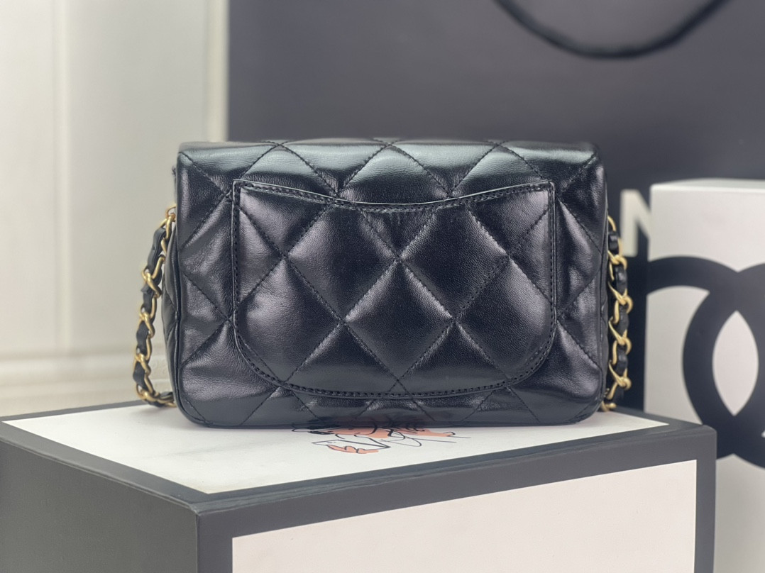 Ch*el flap handbag cf 21x14x6cm