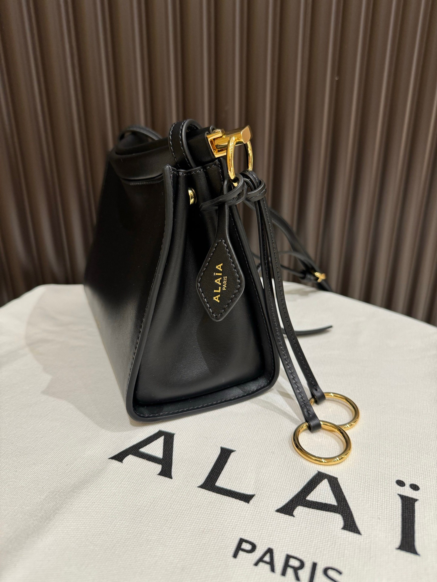 ALAÏA LE CLICK SMALL SQUARE BAG 20x15x9cm
